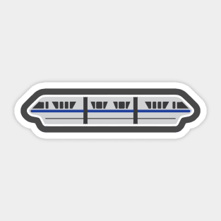 Monorail - Dark Blue Sticker